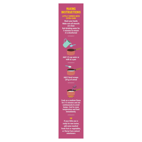 7.05 Oz (200g) Slurrp Farm Sathu Maavu Baby Cereal | Wholesome Multigrain Mix with Almonds, Lentils & Millets | No