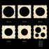 Auihiay 2-10 Inch Collapsible Wood Balloon Sizer Box, Measurement Tool for Balloon Decorations, 9 Holes