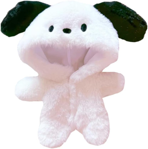 niannyyhouse 20cm Plush Doll Clothes - Puppy Onesies and Loose White Bodysuit for 8in Soft Plush Toy