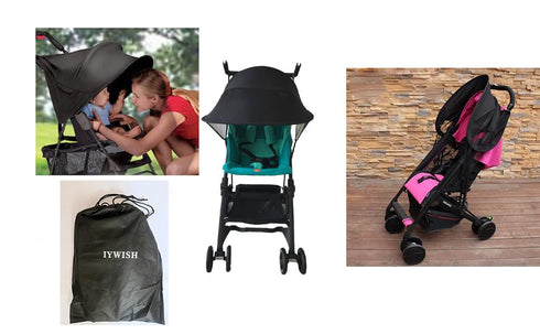 Baby Stroller Sun Shade for Sun Protection, Canopy Cover Awning for Strollers, Car Seats, Prams