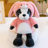 French Bulldog Stuffed Animal in Pink Bunny Costume - Adorable Plush Bull Dog Plush Toy for Kids, 13 Inch