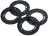 RCLIONS 4pcs Aluminum 1.9inch RC Beadlock Wheel Rim Replacement Ring for 1/10 RC Crawler Car Wheels/Rims, Black