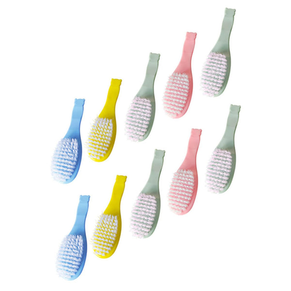 VICASKY 10pcs Small Hair Brush Set - Professional Plastic Baby Brush, Toddler Hair Brush, Infant Comb, Convenient