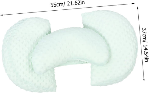 TOPPERFUN Cooling Maternity Waist Pillow for Side Sleeping Adjustable Support Cushion for Pregnant Women Comfortable