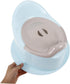 HOMSFOU Potty Training Toilet Seat for Toddlers Lightweight Portable Potty Chair for Travel and Daily Outings Easy