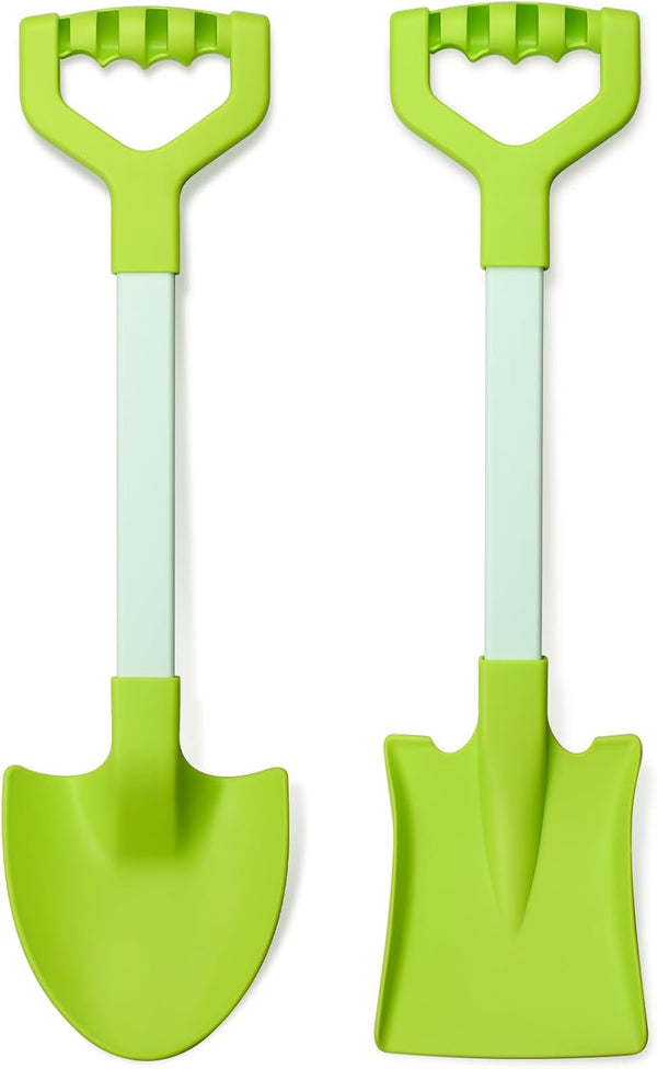 20 Long Sand Beach Shovels for Kids Heavy Duty Plastic Summer Sand