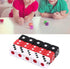 100Pcs 8mm Acrylic Dice - White Black Gaming Dice, Standard Six Sided Decider Board Game Dice Set