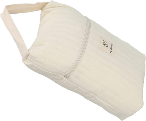 Bnineteenteam Large Capacity Cotton Diaper Storage Pouch - Portable Handheld