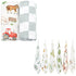 LifeTree Muslin Swaddle Blankets Neutral, Baby Washcloths Farm Animals Swaddling Wrap Nursery