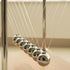 Newtons Cradle Pendulum with 7 Balls - Balance Ball Science Gadget with Wood Base for Home and Office