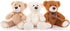 MorisMos 3 Packs Teddy Bears Bulk - Cute Small Plush Toys for Kids, 14 Inches