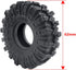 4pcs 1.0inch Rubber Tires, RC Crawler Wheel Tires Tyres 62mm for 1/18 TRX4M 1/24 SCX24 AXI90081 Deadbolt C10 B17 Gladiator AXI0006 Upgrade (C)
