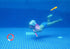 ZHFUYS Diving Pool Toy, Underwater Swimming Throwing Diving Torpedo Shark, 4 Pack