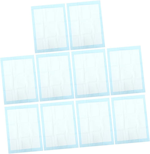 JOINPAYA 10pcs Super Absorbent Disposable Changing Pads for Thick Leak Changing Mat Newborn for Home and Travel