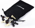 Chess Pieces Only, Magnetic Plastic Chessman Set for Replacement of Missing Pieces, Includes Storage Bag