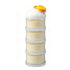 Generic Formula Travel Container - 4 Layer Stackable Airtight Reusable Storage for Feeding