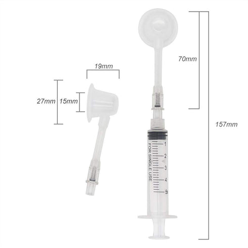 2 Set Nipple Corrector Device for Inverted Nipples Treatment Enlarger