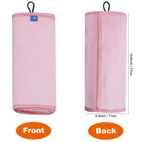 COOLBEBE Seat Belt Pillow for Kids, Extra Soft Toddler Travel Pillow for Car Seat, Universal Carseat Strap Cushion Pads