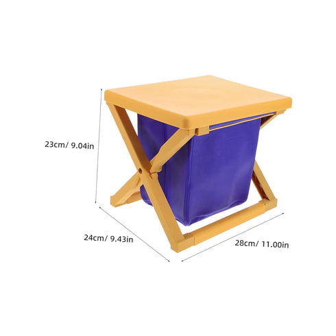 VICASKY Foldable Travel Potty for Adults and Toddlers Portable Toilet Seat for Camping Outdoor Indoor Use for Family