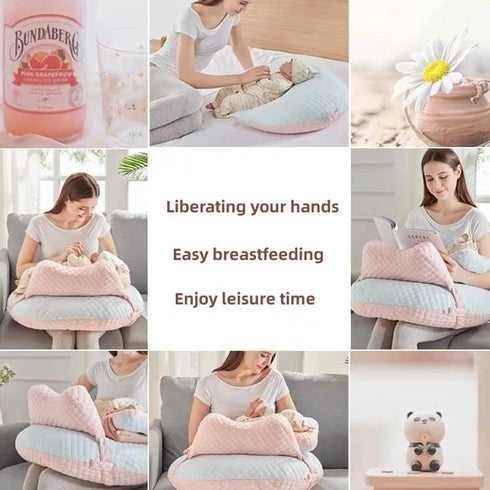 WYXunPlanet Nursing Pillow, Breastfeeding Pillow for Breastfeeding and Bottle Feeding to Reduce Strain on arms