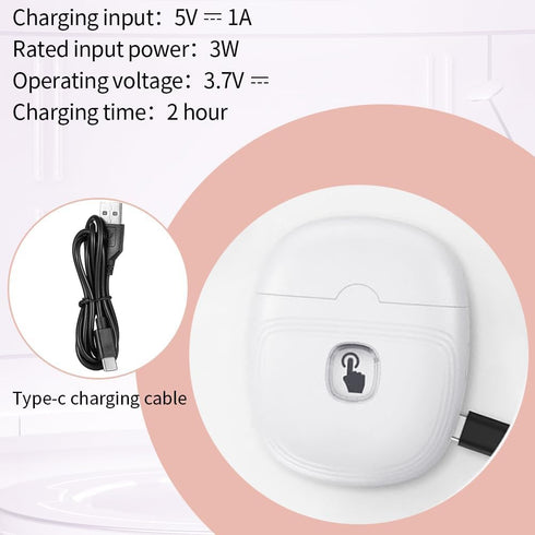 Generic Trimmer, Electric Nail Clipper, Portable & Easy to Use Fingernail USB Rechargeable Electric Nail Clipper
