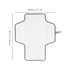 Portable Washable Diaper Changing Mat - Waterproof Newborn Changing Pad with Wave Design