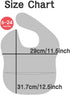 Plie 6-24 Waterproof Bibs for Girl or Boy, SuperBib Baby and Toddler for Months, Essential Must Have for Eating