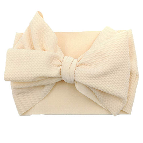 KIDOCHEESE Oversized Baby Hair Accessories: Large Bows, Elastic Hairbands, Nylon Headbands for Newborns, Infants, Kids