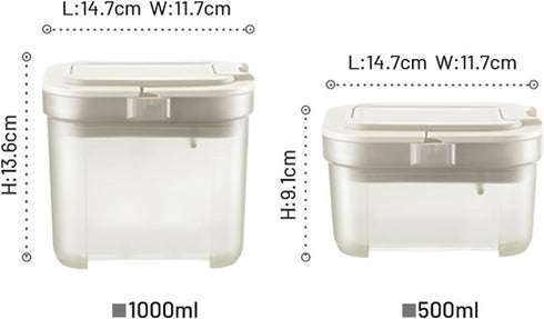DOOBAANN 500ml) Shockproof Airtight Baby Formula Container with ScoopBaby Formula Dispenser for Travel Outdoor