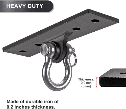 Dolibest Wall Mount Bracket, Ceiling Anchor for Home Suspension Training Kit, Suspension Straps, Gymnastic Rings, Yoga
