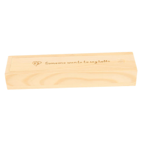 Pregnancy Announcement Keepsake Box Wooden Pregnancy Test Storage Case Female Keepsake Box