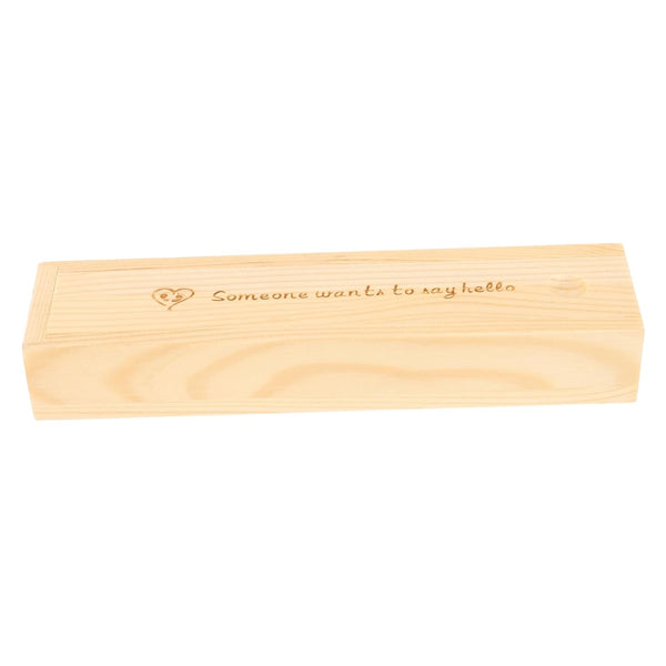 Pregnancy Announcement Keepsake Box Wooden Pregnancy Test Storage Case Female Keepsake Box