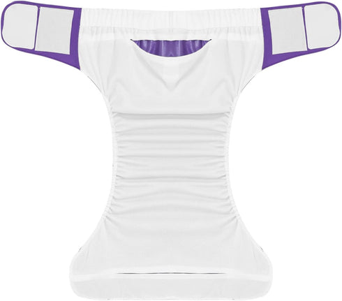 Oyolan Adult Cloth Diaper Cover for Incontinence Active Waterproof Leakproof Pants Reusable Washable Nappy Pocket