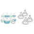 MAM Anti-Colic Baby Bottles, Extra Slow & Slow Flow Nipples 4 Pack for