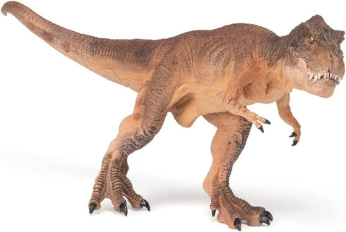 Papo - Brown Running T-Rex Figurine - Realistic, Hand Painted, Highly Detailed, Durable, Educational - Ages 3+