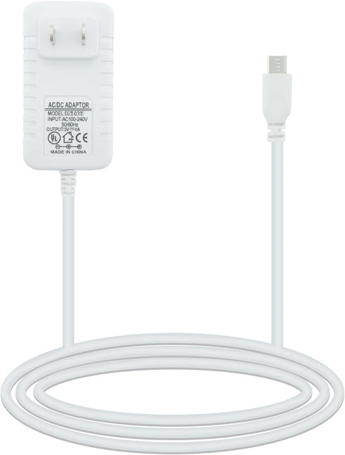 Charger Replacement for V-Tech, Babysense, Owlet, LBTech, Eufy, VAVA, Moonbaby Baby Monitor - 6 FT Micro USB Adapter