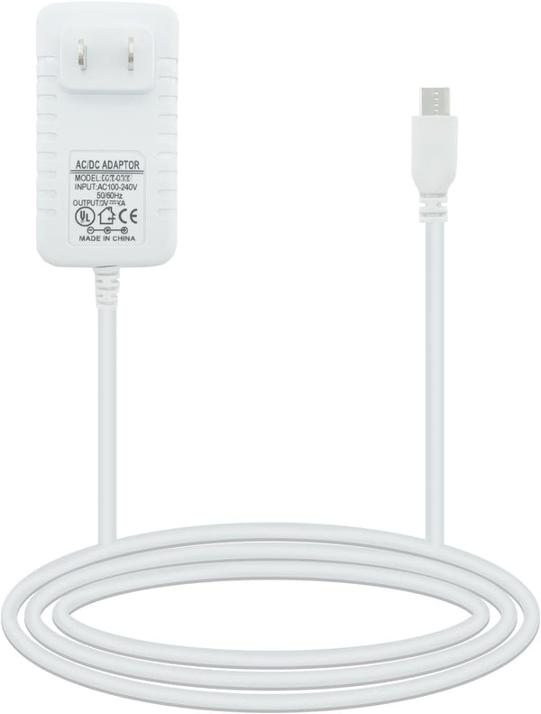 Charger Replacement for V-Tech, Babysense, Owlet, LBTech, Eufy, VAVA, Moonbaby Baby Monitor - 6 FT Micro USB Adapter