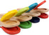 Toyvian Kids Wooden Toys - Musical Wooden Castanet Clapper - Educational Early Learning Percussion Instruments