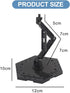 Hobby Action Base Model Stand - Compatible with Gundam HG RG 1/144 Scale Figure Models, Black (5pcs)