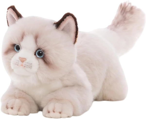 CU-MATE 20 Inch- Gray Ragdoll Cat Plush Stuffed Animal Toys -Realistic Ann