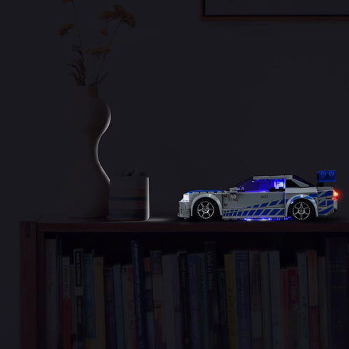 Light Kit for Lego-76917 - 2 Fast 2 Furious Nissan Skyline GT-R R34 Building Block Set