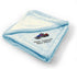 Fastasticdeals Nursery Bedding Baby Blankets for Boys & Girls Royal Blue Snowmobile Polyester