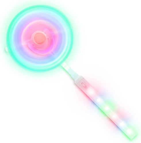 Fun Central LED Windmill Spinner – Light-Up Magic Wand Toy with Multicolor Flashing Lights for Kids