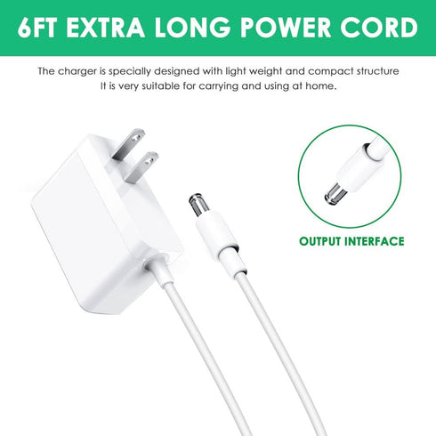 5V Replacement Charger Power Cord for Nova Baby Swing, Motorized Portable Swing Power Adapter