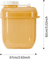 jiahesuw Infant Milk Powder Storage Box Organiser Case and Leak Proof Protectios for Home Daily or Travel