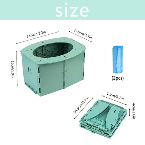 ZHZCJB Portable Potty for Toddler,Travel Potty for KidsTravel Potty for CarApply toCamping, Tourism, Outdoor, Indoor
