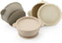 PandaEar 3 Pack Baby Bowls with Suction, Leak-Proof Silicone Food Bowl with Lids, BPA-Free