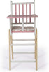 Janod Candy Chic Highchair - Wooden Baby Doll Chair - J05888 - Ages 3+