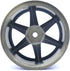 4PCS 1:10 RC Tires and Plastic Wheels Rims for On Road Touring Racing Drift Car, Traxxas HSP HPI (Blue)