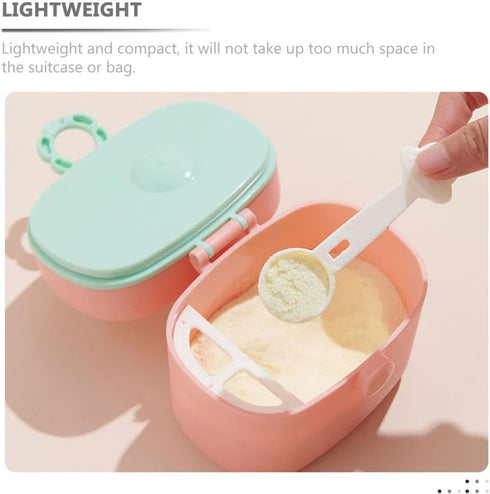 Portable Milk Powder Organizer for Travel - Happy Organic Formula Container